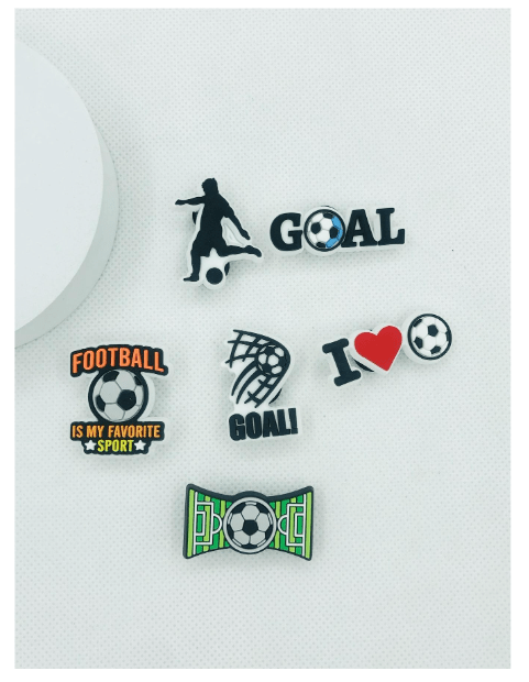 6 Piece Soccer/Football Kids Shoes Accessories