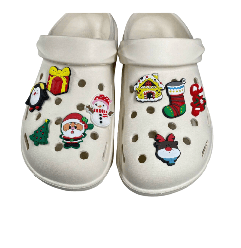 9 Piece Santa Claus/Snowman Christmas Shoes Accessories
