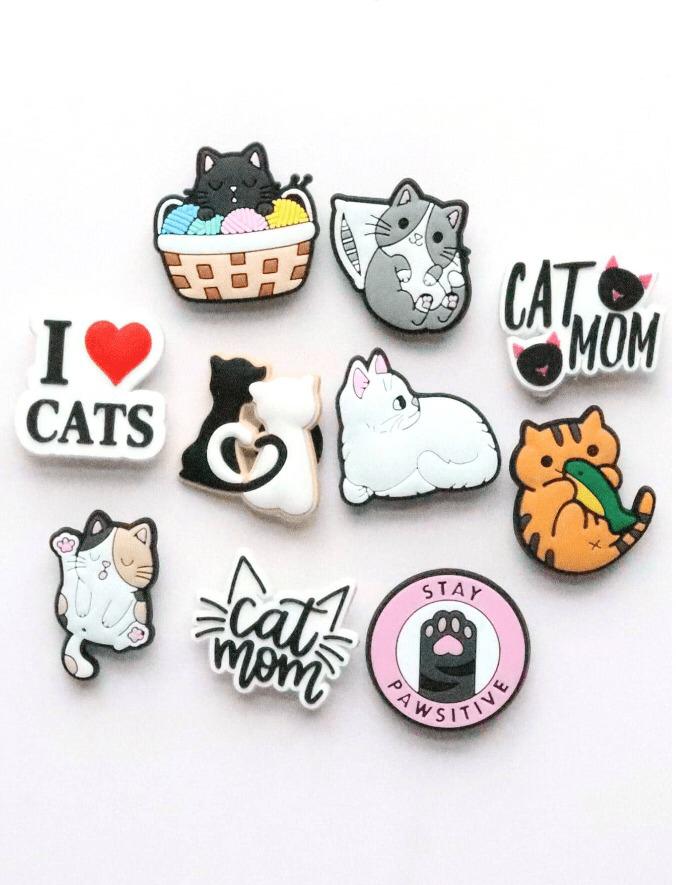 10 Cat Design Kids Shoes Accessories