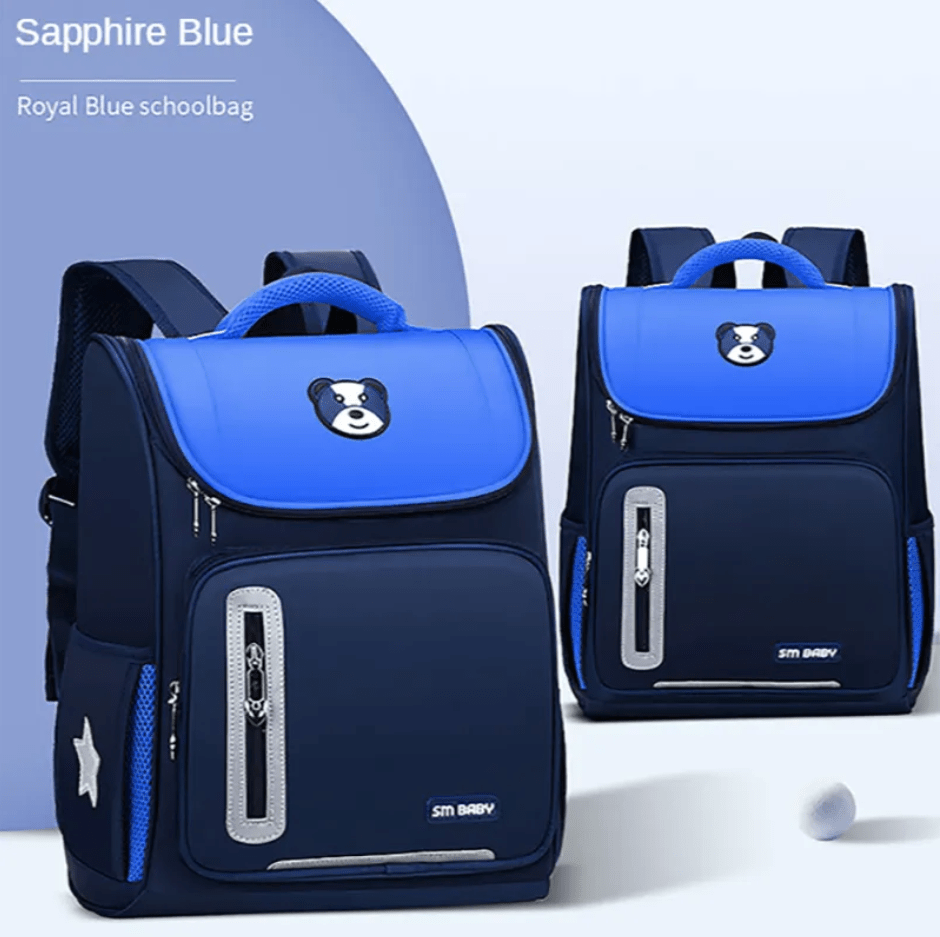 Sapphire Blue Kids Backpack Schoolbag