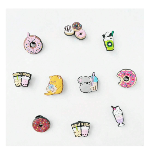 11 Piece Colorful Kids Shoes Accessories