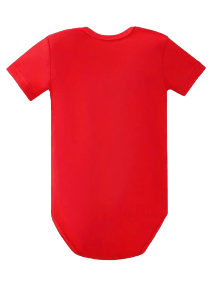 Adorable “My First Christmas” red romper for newborns. Soft, comfy, unisex short-sleeve bodysuit — perfect for sunny festive days! Sizes 0–6 months.