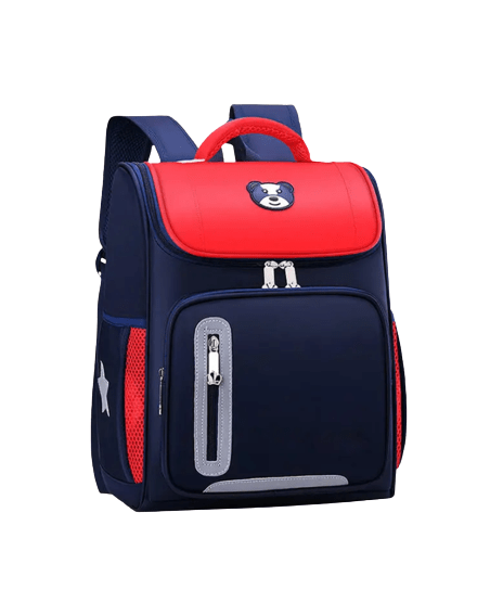 Red Unisex Kids Backpack Schoolbag