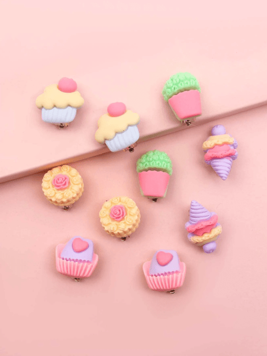 Adorbs cute ice cream ear cuffs/ear clips for girls.
