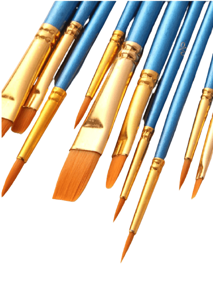 10 piece oil painting brush set