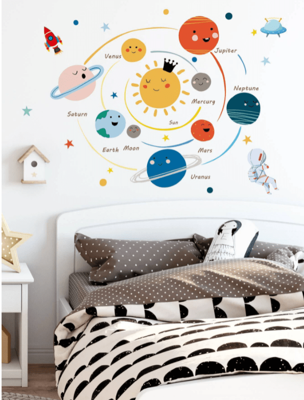 Planets wall sticker for kids