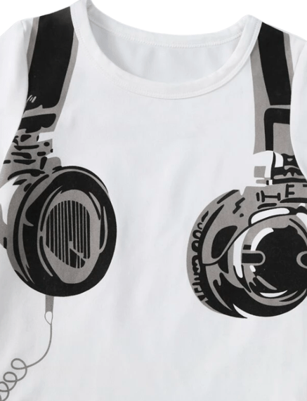 Boys graphic tee and shorts set