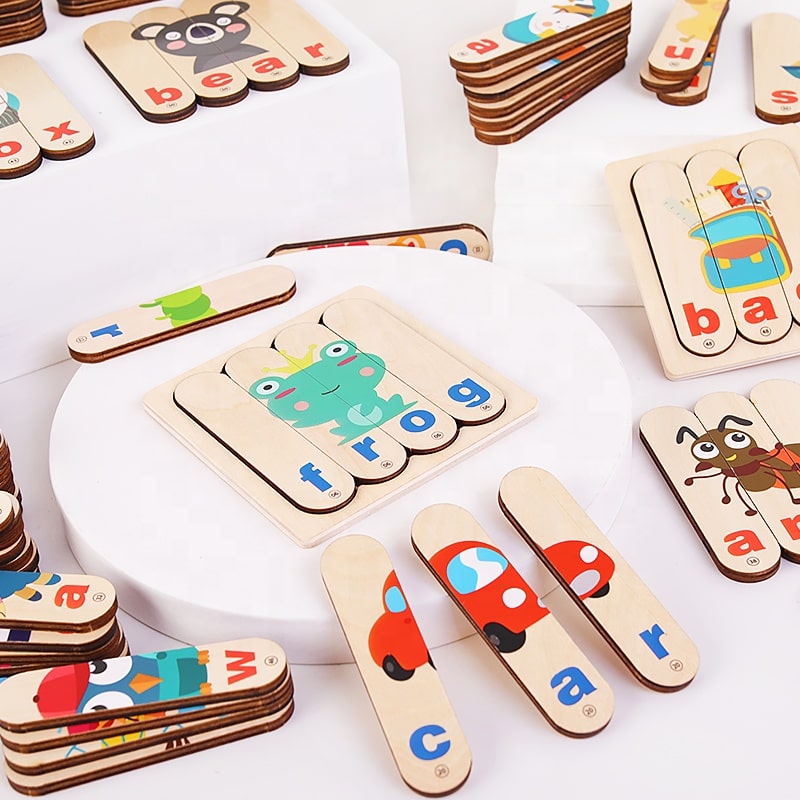 3D Puzzles for kids - Educational toys Word Puzzle