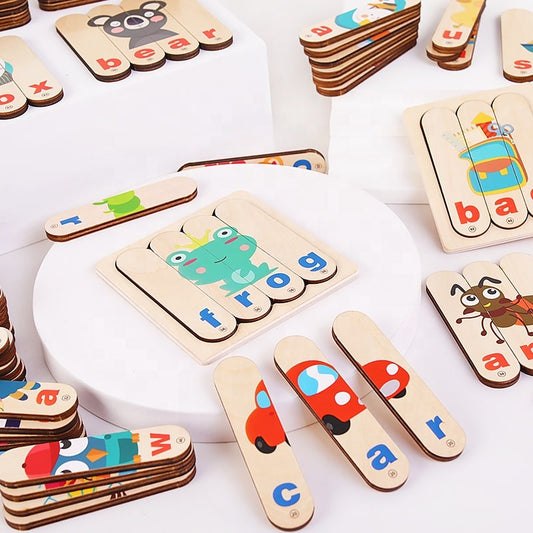 3D Puzzles for kids - Educational toys Word Puzzle