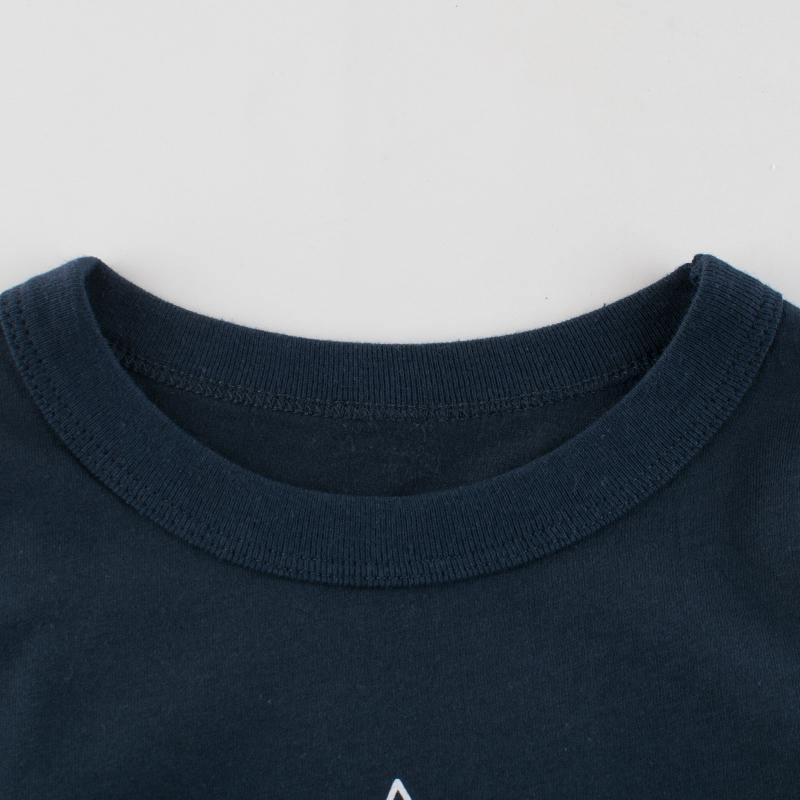 Star Design Kids Girls Short Sleeve T-Shirt Floral, Navy Blue | Adorbs Online