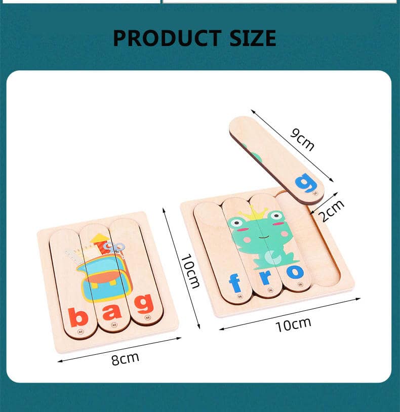 3D Puzzles for kids - Educational toys Word Puzzle