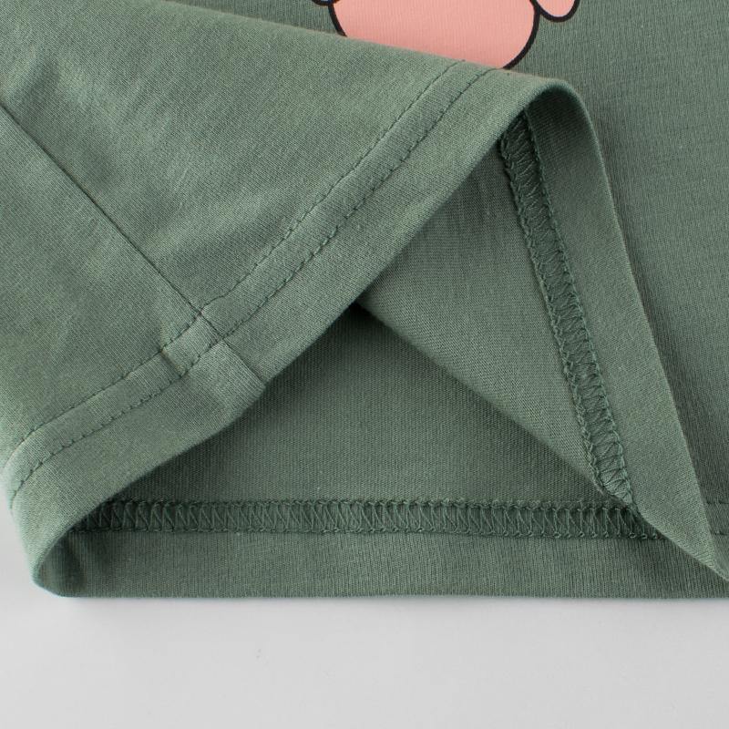 Character Kids Girls Short Sleeve T-Shirt Green | Adorbs Online