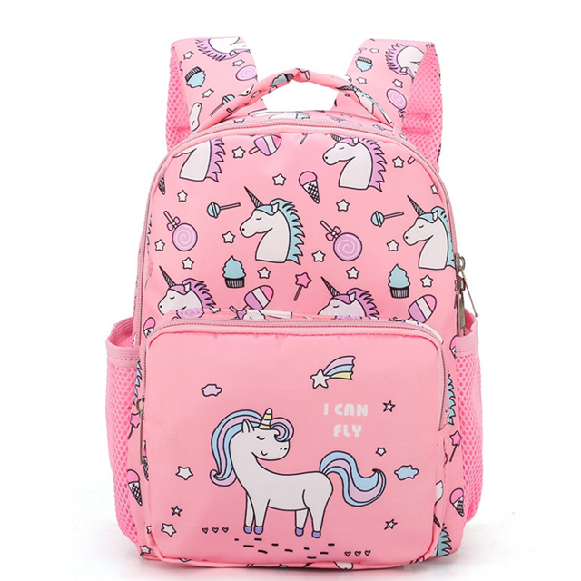 Cute, Adorable, Fashionable Waterproof Unicorn Girls Kindergarten Schoolbag Backpack Pink, Purple | Adorbs Online