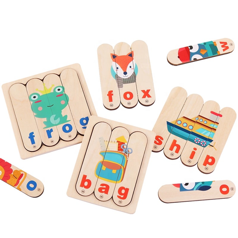 3D Puzzles for kids - Educational toys Word Puzzle