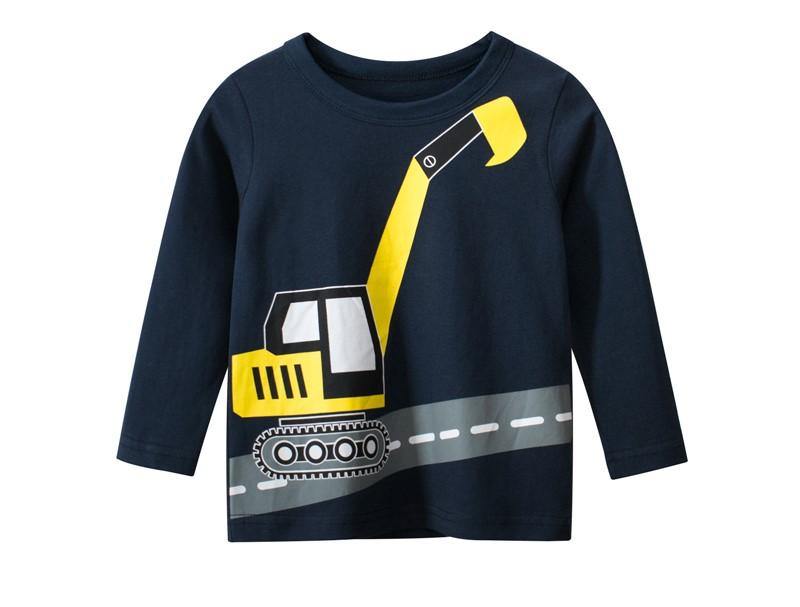 Kids Boys Long Sleeve T-Shirt Navy blue | Adorbs Online