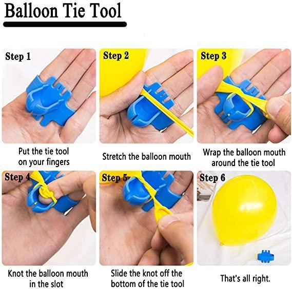 Happy Birthday Party Balloon DIY Decoration - Blue, Gold | Adorbs Online