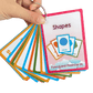 Fun and colorful shapes flashcards for kids! Waterproof and durable learning cards that help toddlers and preschoolers learn shapes easily. Ages 3+.