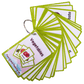 Colorful vegetable flashcards for kids! Fun, waterproof learning cards that help toddlers and preschoolers learn veggies easily. 20 cards per set. Ages 3+.