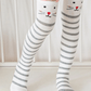 Long Over knee Knee Striped Socks For Girls