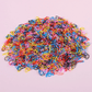 2000 Piece Todldler Girls Ponytail Elastic Translucent Rubber Hair Ties - Mix