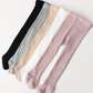 Toddler Solid Tights Stockings - Multicolor (Black, Grey, Brown, White/Pink) 