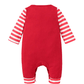 My 1st Christmas jumpsuit for newborn baby - Red