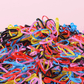 2000 Piece Todldler Girls Ponytail Elastic Translucent Rubber Hair Ties - Mix