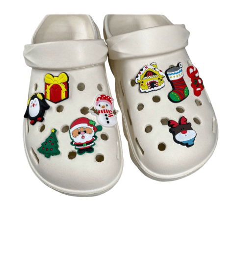 9 Piece Santa Claus/Snowman Christmas Shoes Accessories 