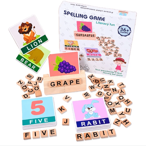 Word Literacy Spelling Educational game for kids to learn English