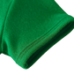 Close-up of a green fabric texture on a transparent background