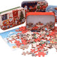 Christmas Fun Puzzle for Kids with 2 designs – Fireplace and Father Christmas. Boosts problem-solving, hand-eye coordination, and festive fun. Ages 3+.