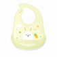 Cute silicone yellow unique bib for babies