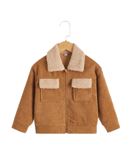 Boys Brown Corduroy Jacket