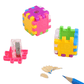 Puzzle shaped sharpener