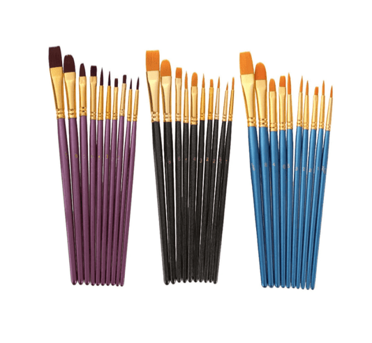 10 piece oil painting brush set