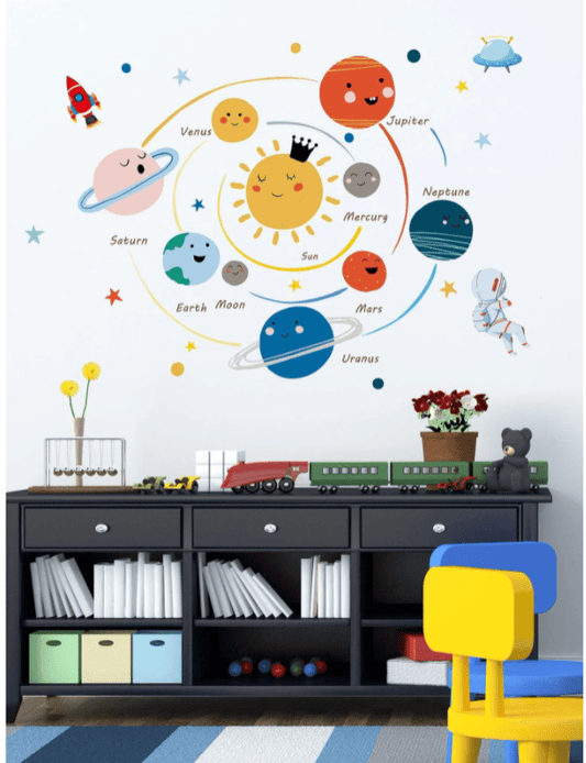 Planets wall sticker for kids