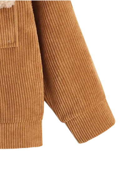 Boys Brown Corduroy Jacket