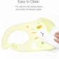 Cute silicone yellow unique bib for babies
