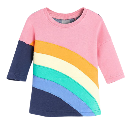 Warm Winter Autumn Girls Kids Long Sleeve Colorful Dress | Adorbs Online