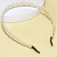 Girls pearl beaded white hairband/hair hoop
