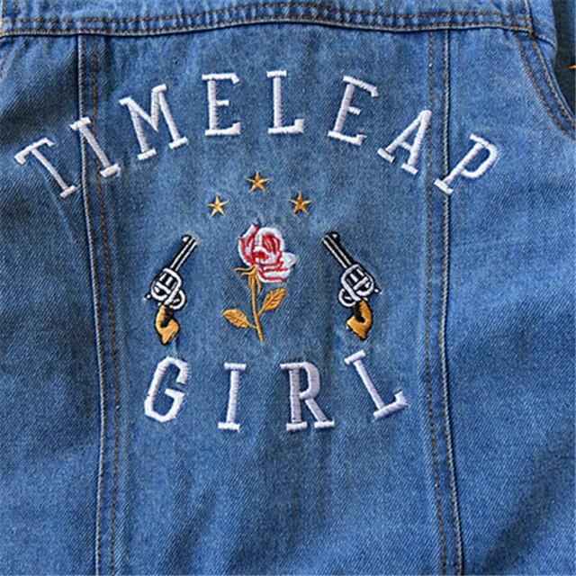 Girls Kids Essential Denim Biker Jacket | Adorbs Online