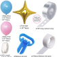 Party box - 104 Piece Pink, Blue, Gold Gender Reveal DIY Garland Kit | Adorbs Online