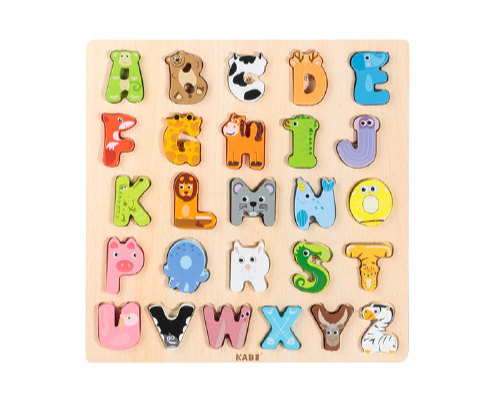 Junior Kids 3D Animal and Alphabet Puzzle Educational Toys | Adorbs Online