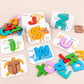Junior Kids Jigsaw Cartoon Animal and Alphabet Puzzle Educational Toys | Adorbs Online