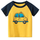 Character Kids Boys Short T-Shirt  Yellow and Blue | Adorbs Online