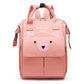 Pink Multi function mommy diaper bag backpack
