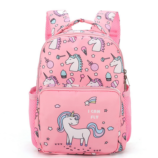 Cute, Adorable, Fashionable Waterproof Unicorn Girls Kindergarten Schoolbag Backpack Pink, Purple | Adorbs Online