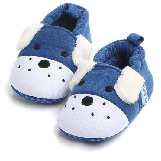 Warm Winter First Walker Baby Slippers Shoes Blue | Adorbs Online