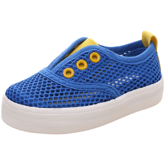 Kids Unisex Mesh Breathable Soft Sneakers Casual Shoes Blue | Adorbs Online