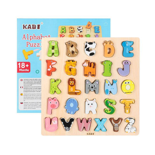 Junior Kids 3D Animal and Alphabet Puzzle Educational Toys | Adorbs Online